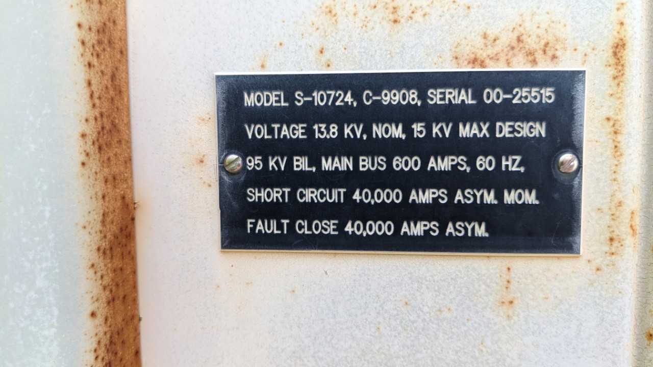 General Electric 3 phase 750 KVA transformer - CONTROL TRANSFORMERS
