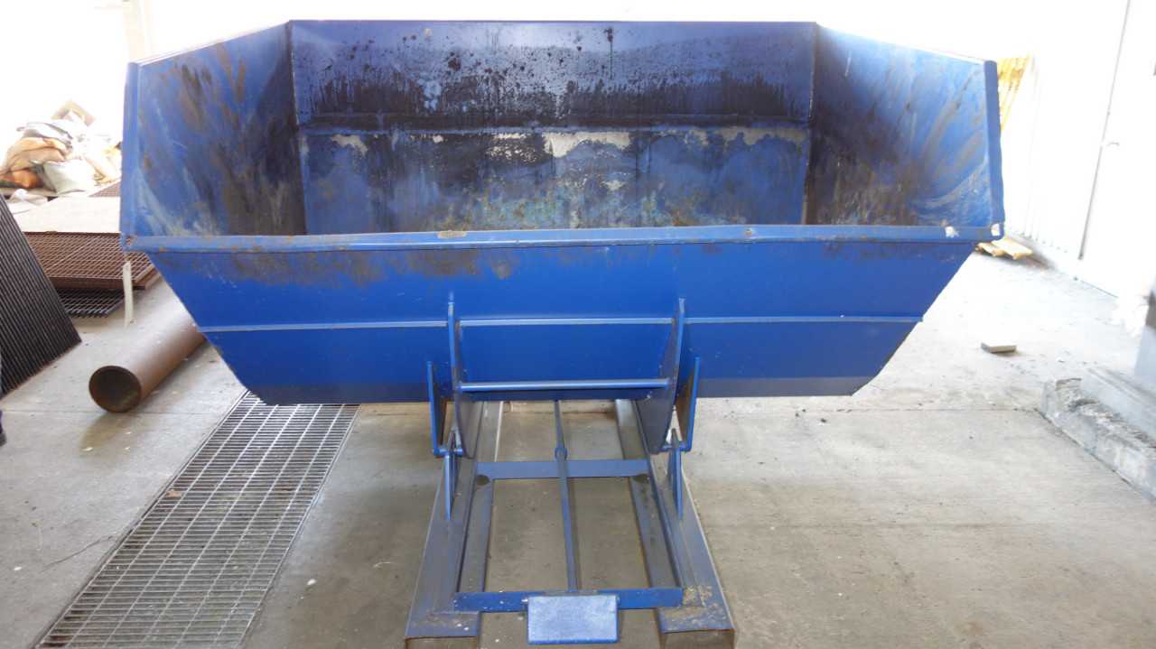 VESTIL D-500-HD FORKLIFT HOPPER DUMPSTER 6000LB - FORKLIFTS