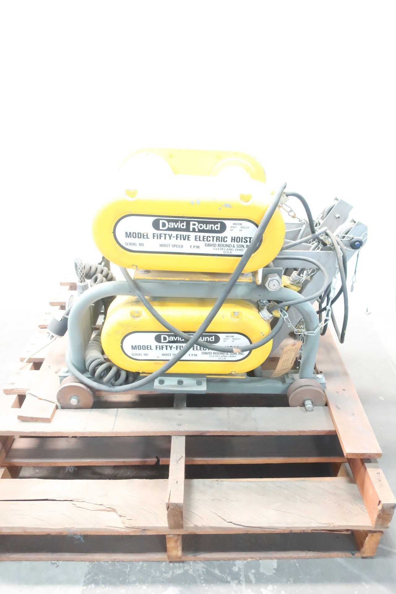 DAVID ROUND MODEL 55 ELECTRIC HOIST 1/2TON 3PH 220/440V-AC - LIFTING EQUIPMENT DAVID ROUND MODEL 55 ELECTRIC HOIST 1/2TON 3PH 220/440V-AC - LIFTING EQUIPMENT