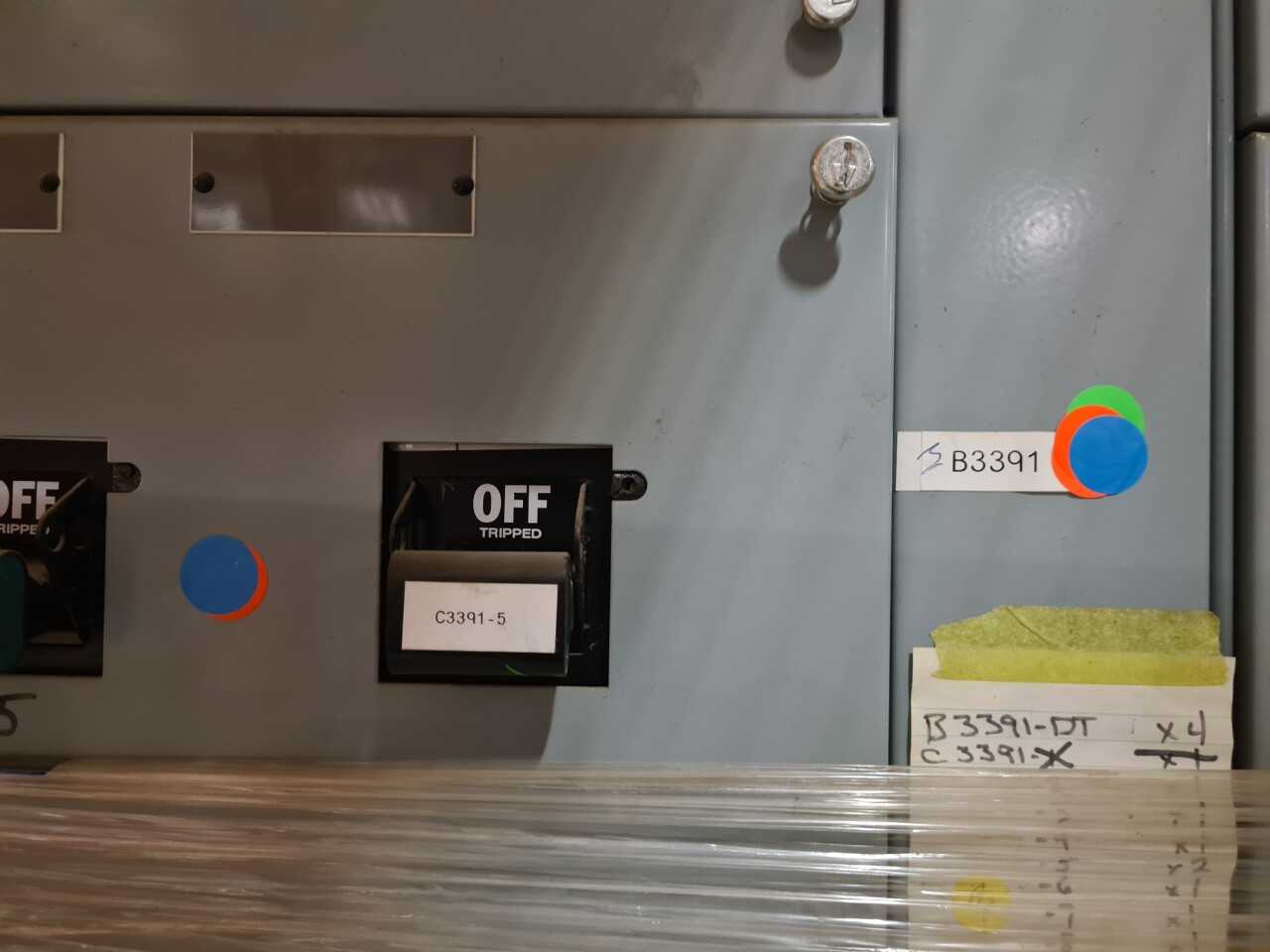 Bulk Inventory of Disconnect Switches - DISCONNECT SWITCHES