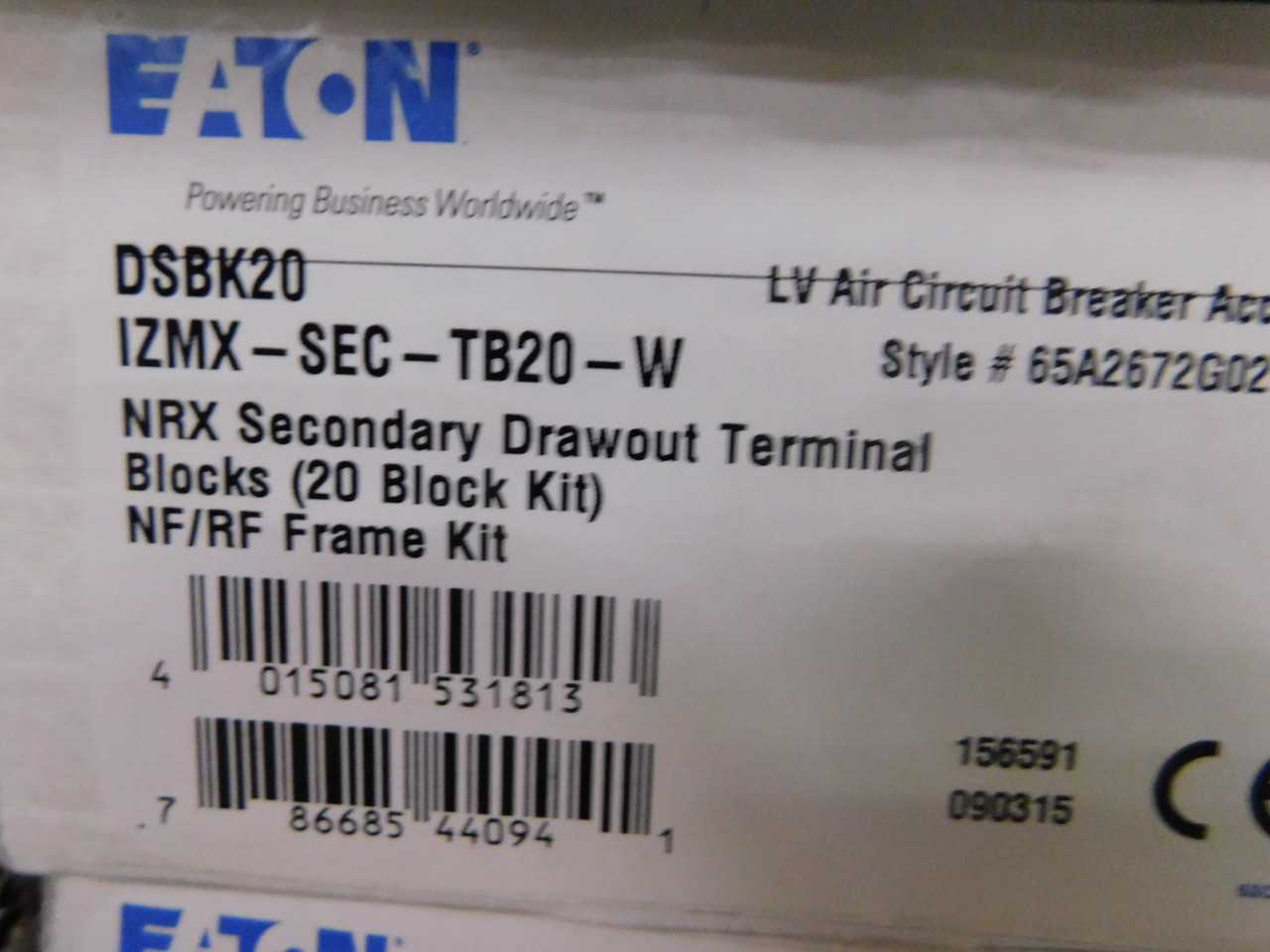 Lot of 10 NRX Secondary Drawout Terminals - ELECTRICAL COMPONENTS