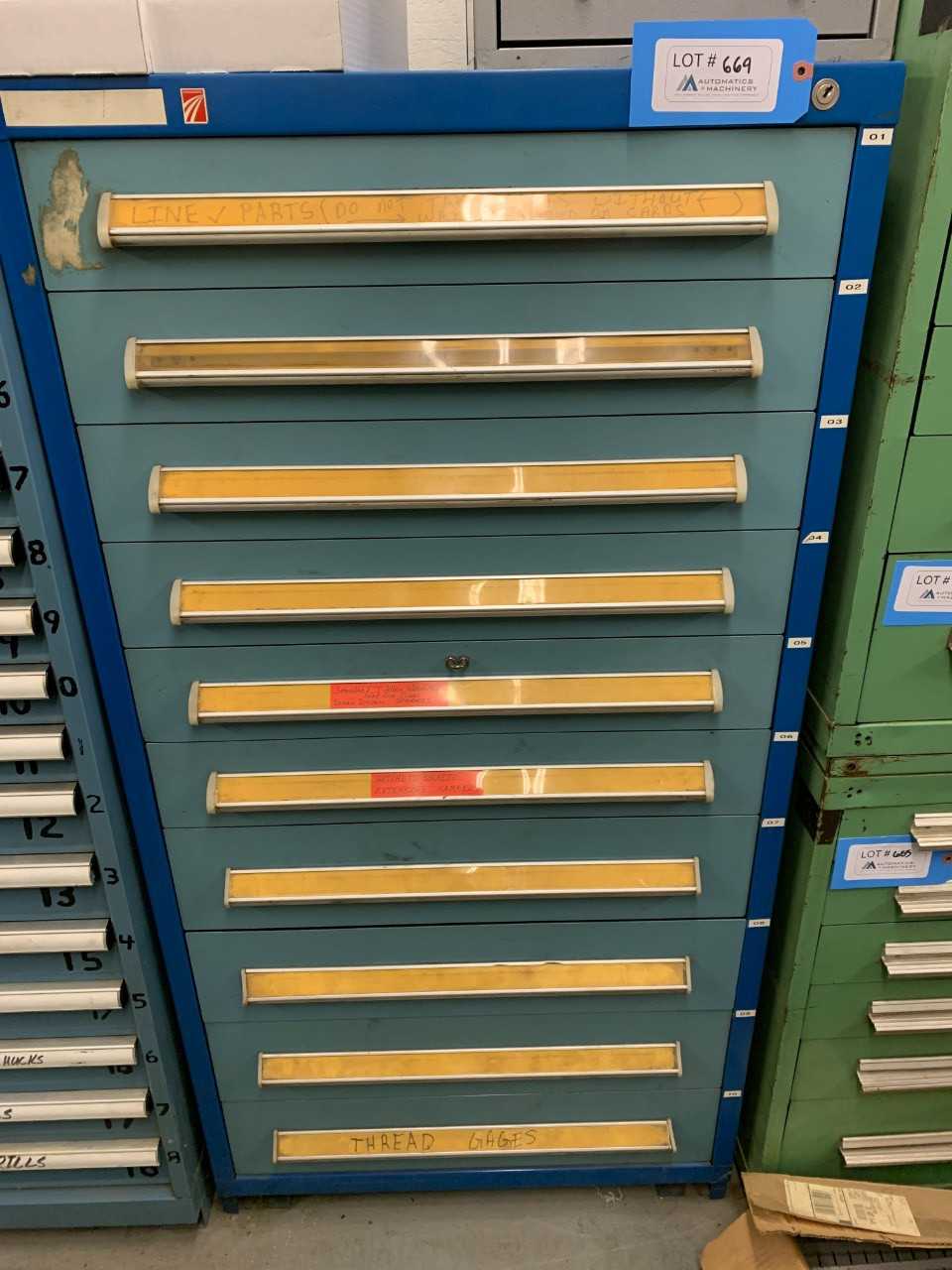 Tool Cabinet 10 Drawers - TOOL STORAGE
