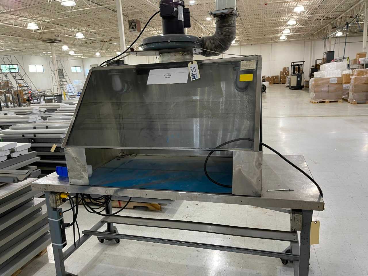 Vented Hood on Wheels - INDUSTRIAL PARTS