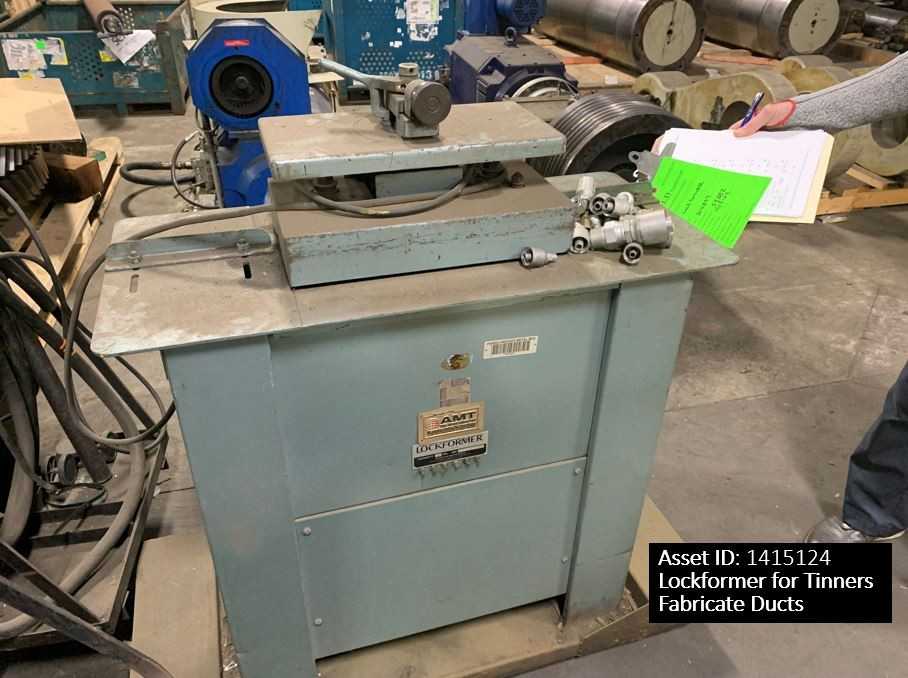 AMT Lockformer for Tinners - MACHINING ACCESSORIES & TOOLING