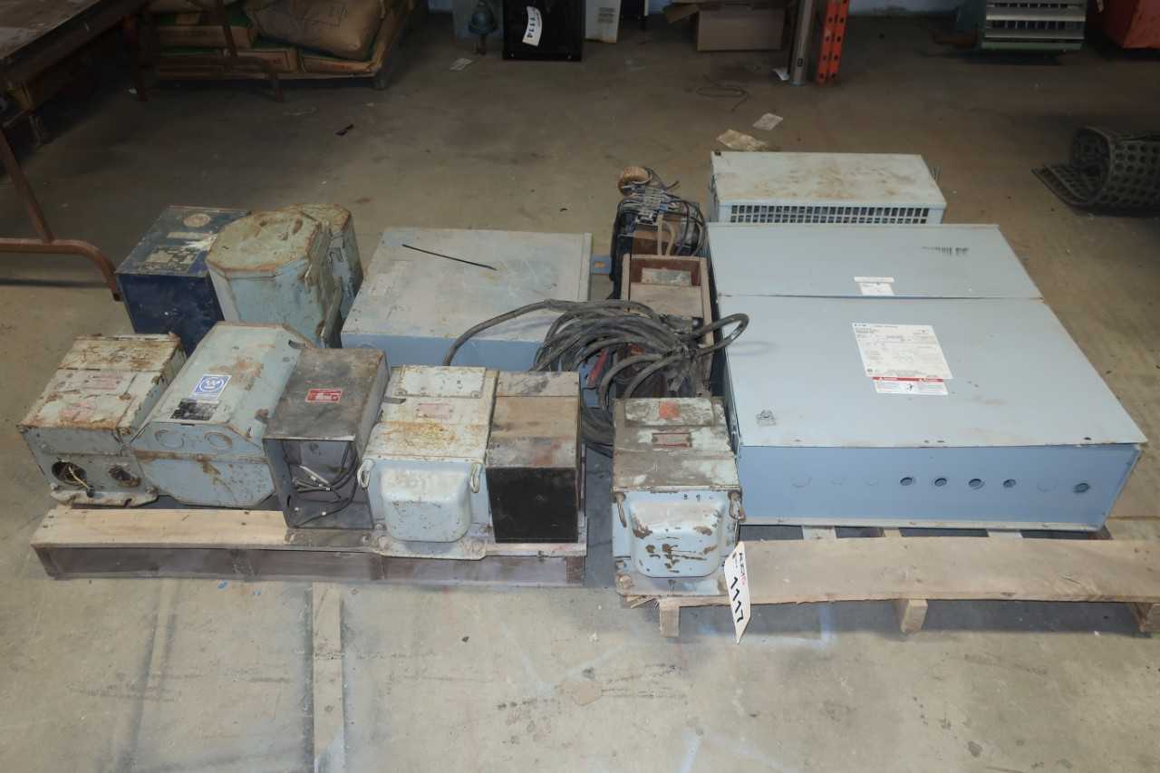 2 PALLETS OF ASSORTED TRANSFORMERS - CONTROL TRANSFORMERS