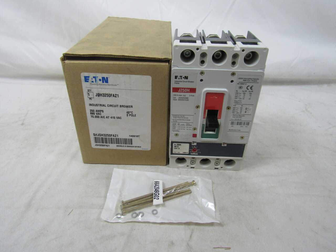 Quantity of 1x JGH3250FAZ1 MCCB/Molded Case Circuit Breaker - CIRCUIT BREAKERS Quantity of 1x JGH3250FAZ1 MCCB/Molded Case Circuit Breaker - CIRCUIT BREAKERS