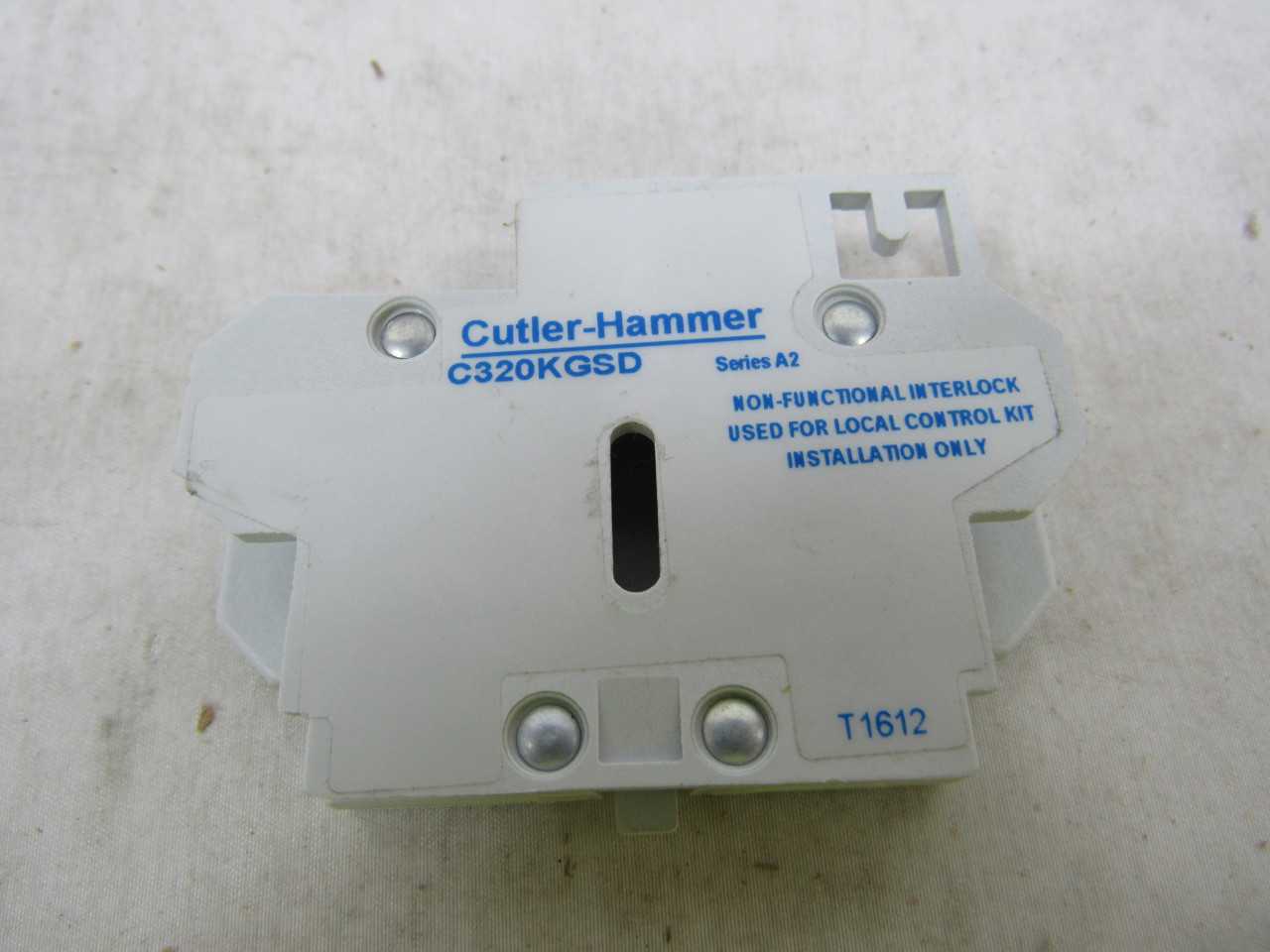 Quanttiy 100 of Eaton C320KGSD Starter Accy Dummy Interlock - MOTOR STARTERS