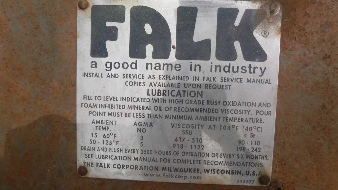 700 HP Falk Gear Reducer Model 2100Y1-L - GEAR REDUCERS