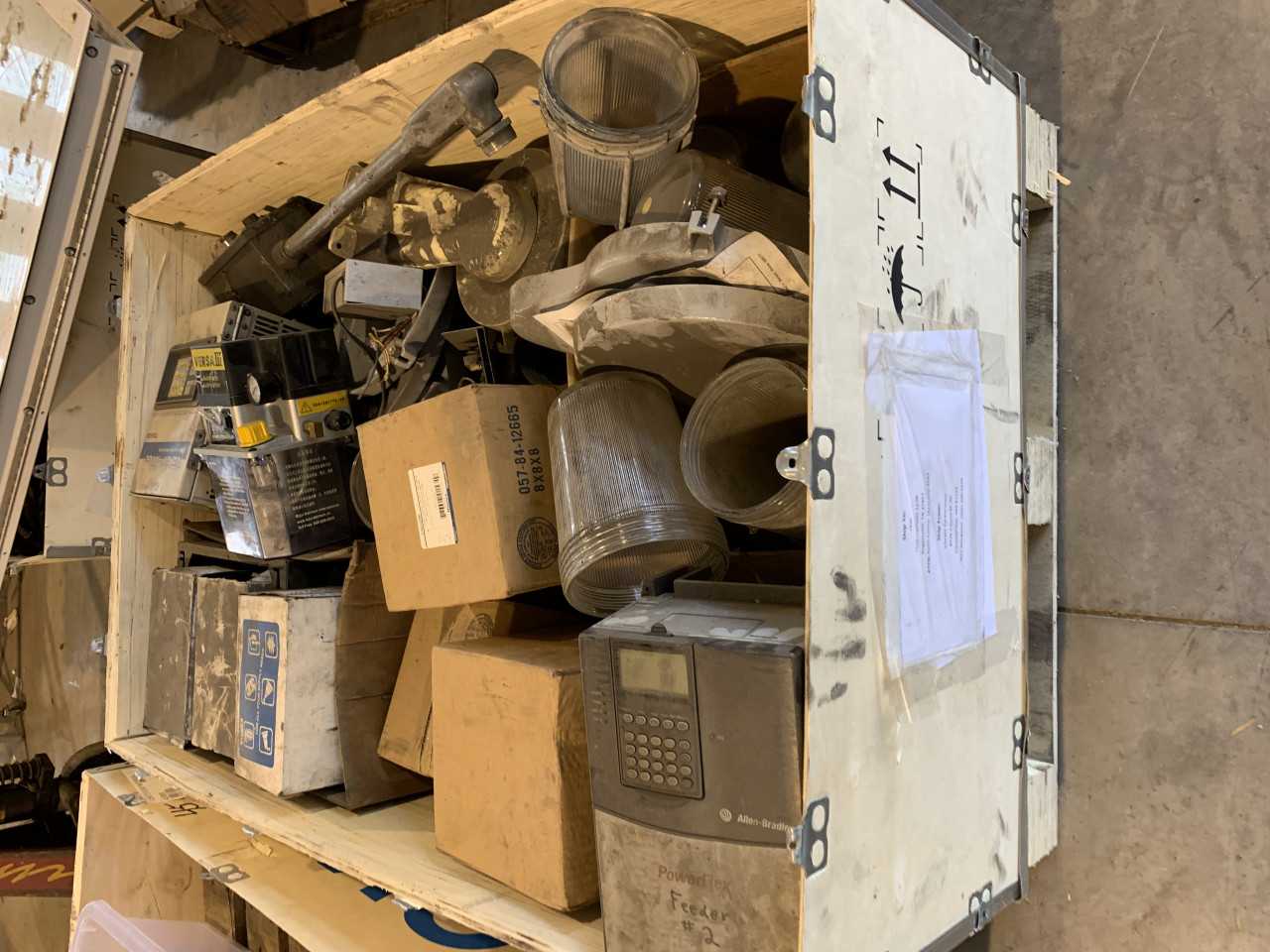 CRATE OF MISC ELECTRICAL AUTOMATION EQUIPMENT ETC - MISCELLANEOUS