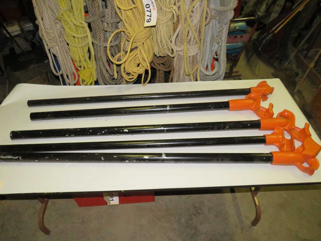 LOT OF 5 ASSORTED CONDUIT BENDER HICKEY - GREENLEE, RIDGID - HAND TOOLS