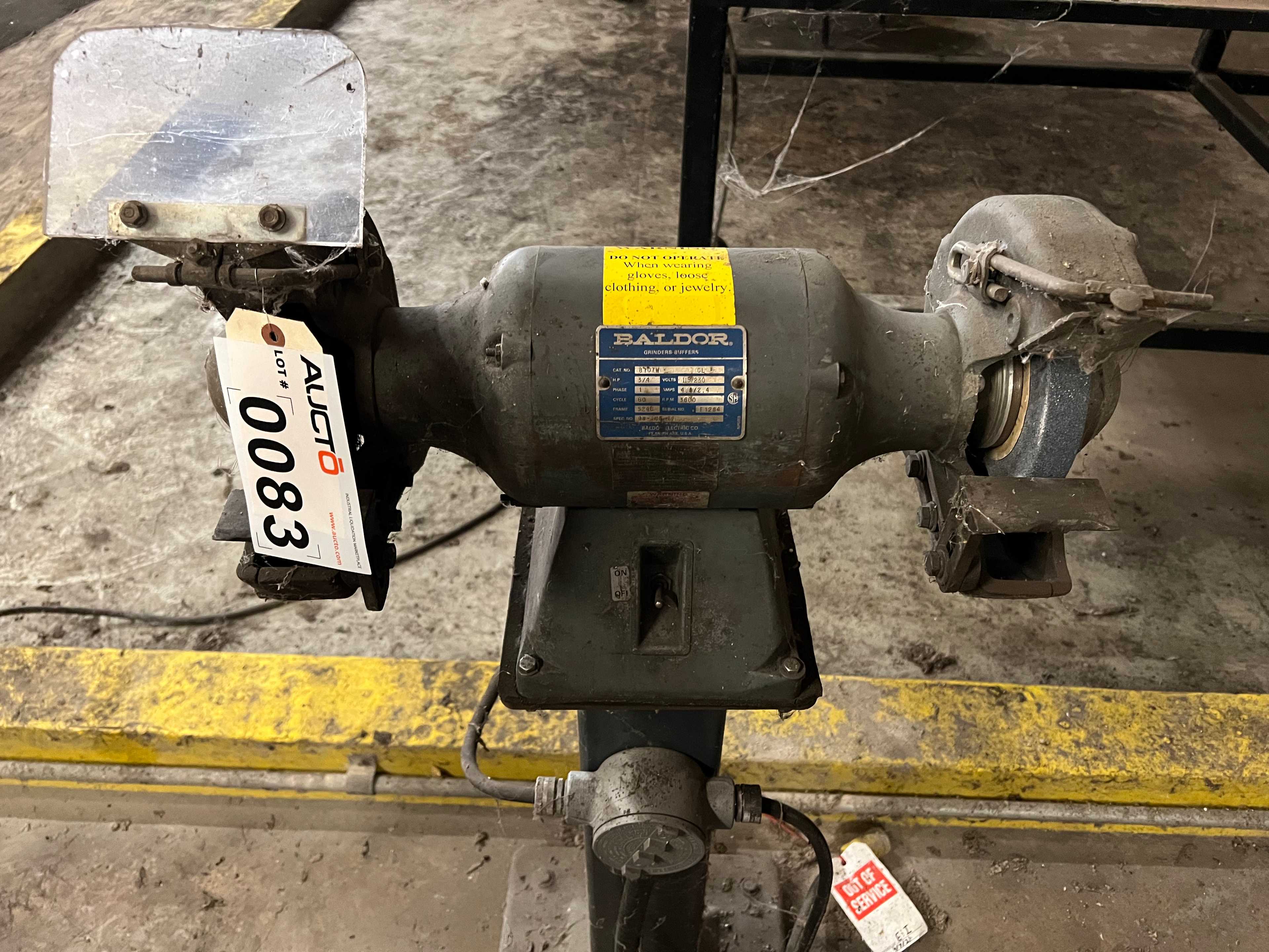 BALDOR GRINDER-BUFFER - GRINDING MACHINES