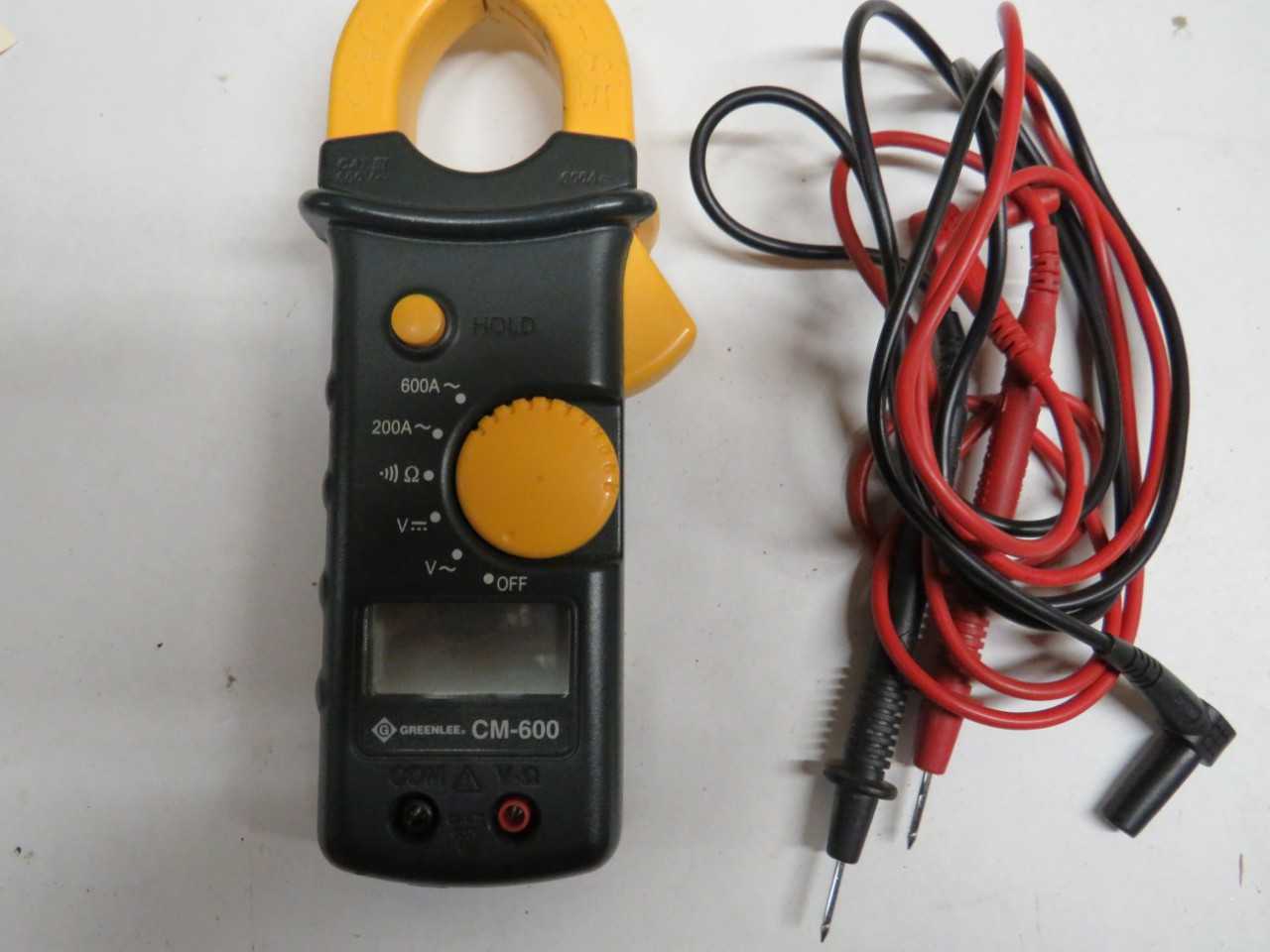 GREENLEE TEST INSTRUMENTS CM-600 600 A CLAMP METER - ELECTRIC POWER TOOLS