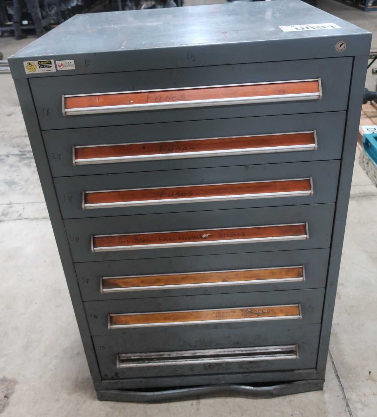 STANLEY VIDMAR 7 DRAWER TOOL BOX - TOOL STORAGE
