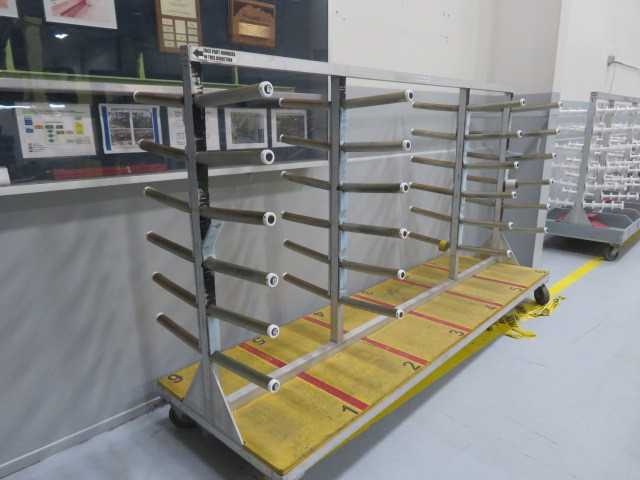 Aluminum Parts Storage Rack on Wheels - MISCELLANEOUS