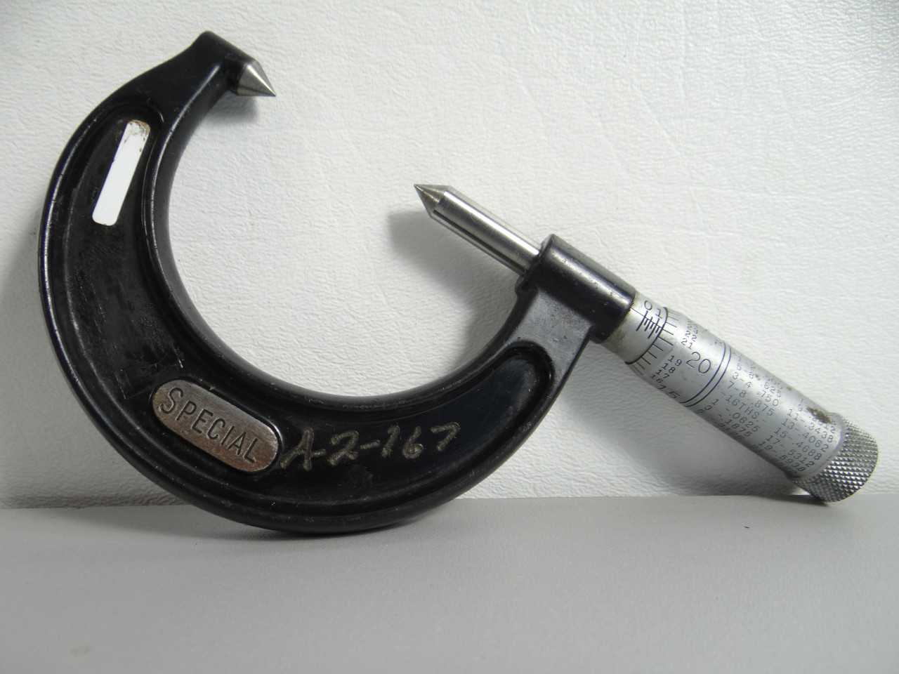 Starrett Special Thread Pitch Micrometer - MACHINING ACCESSORIES & TOOLING