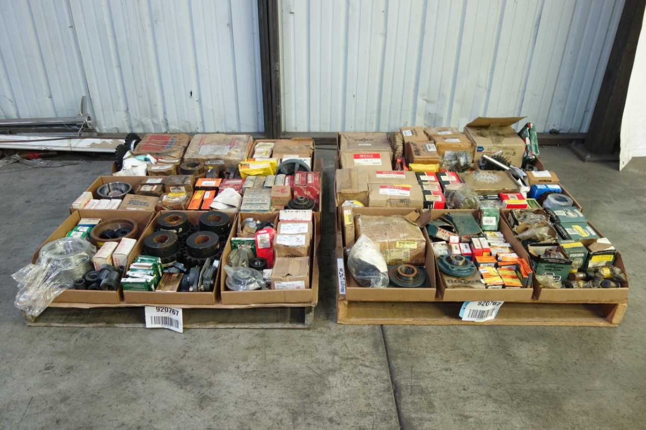 2 PALLETS OF ASSORTED POWER TRANSMISSION REPLACEMENT PARTS - POWER TRANSMISSION