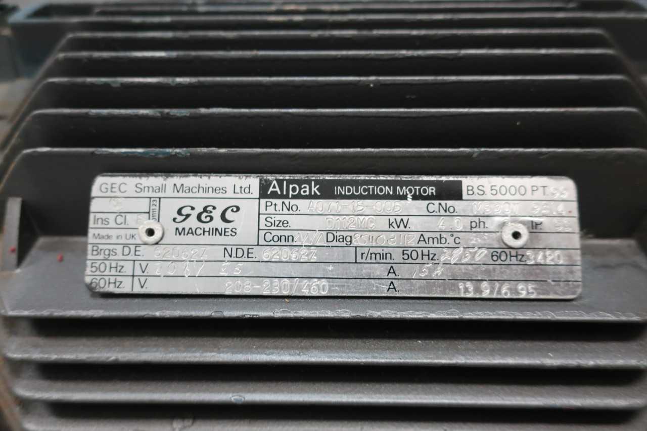 EDWARDS DP80 DRY 4KW 208-230/460V-AC MULTI-STAGE PUMP - PUMPS