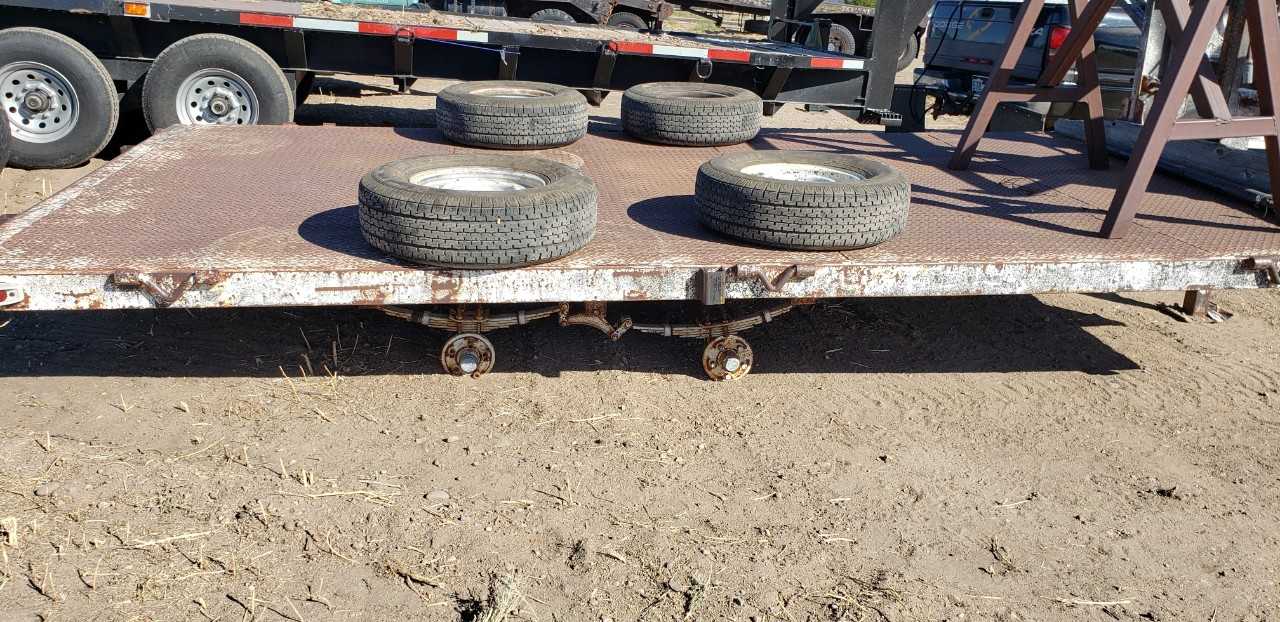 Gooseneck Trailer ( Wheels being installed ) - TRAILERS