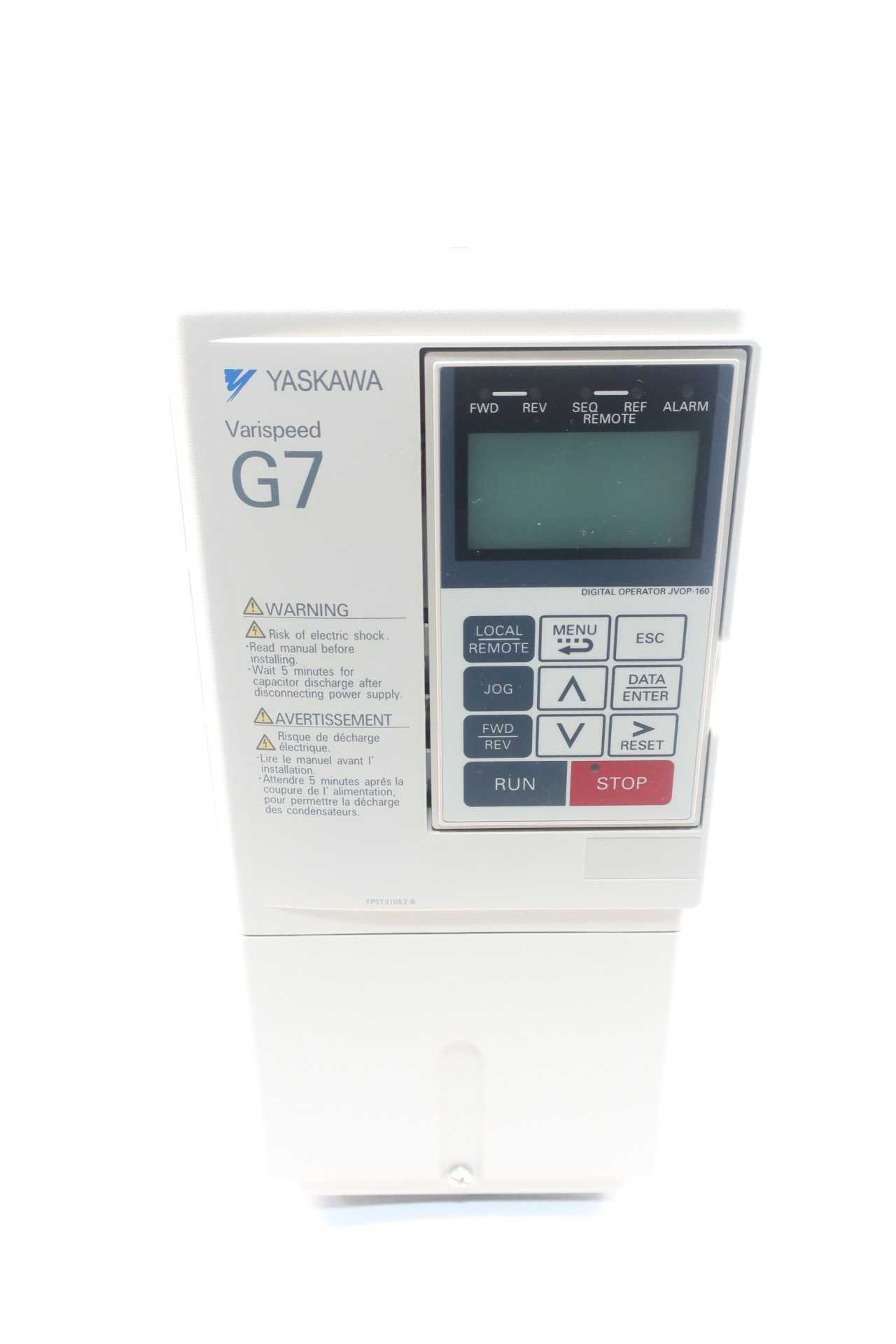 YASKAWA CIMR-G7U42P21B VARISPEED G7 380-480V-AC 0-400HZ 0-480V-AC 4.7KVA AC VFD DRIVE - MOTOR DRIVES