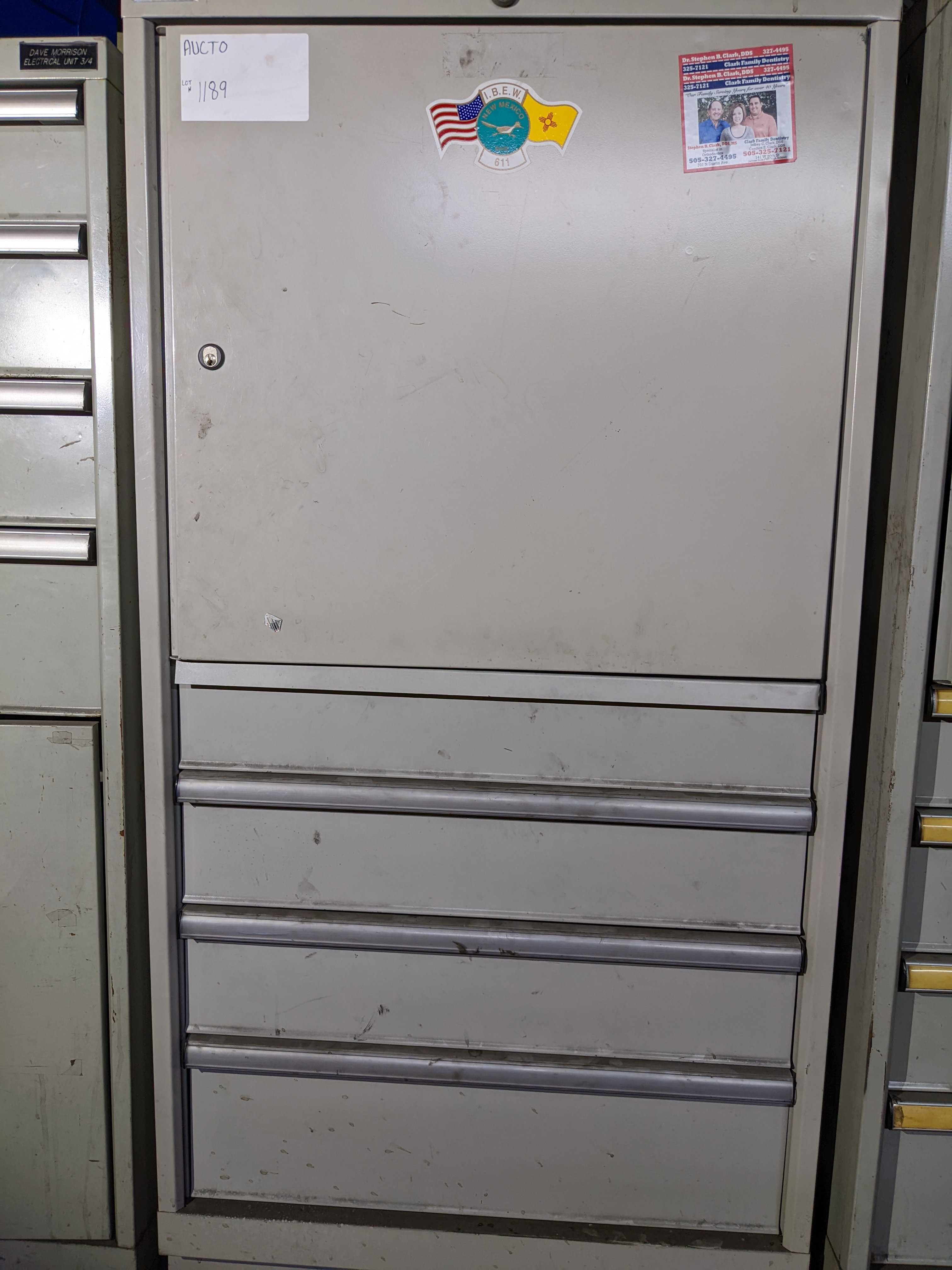 CABINET WITH CONTENTS - INDUSTRIAL PARTS CABINET WITH CONTENTS - INDUSTRIAL PARTS