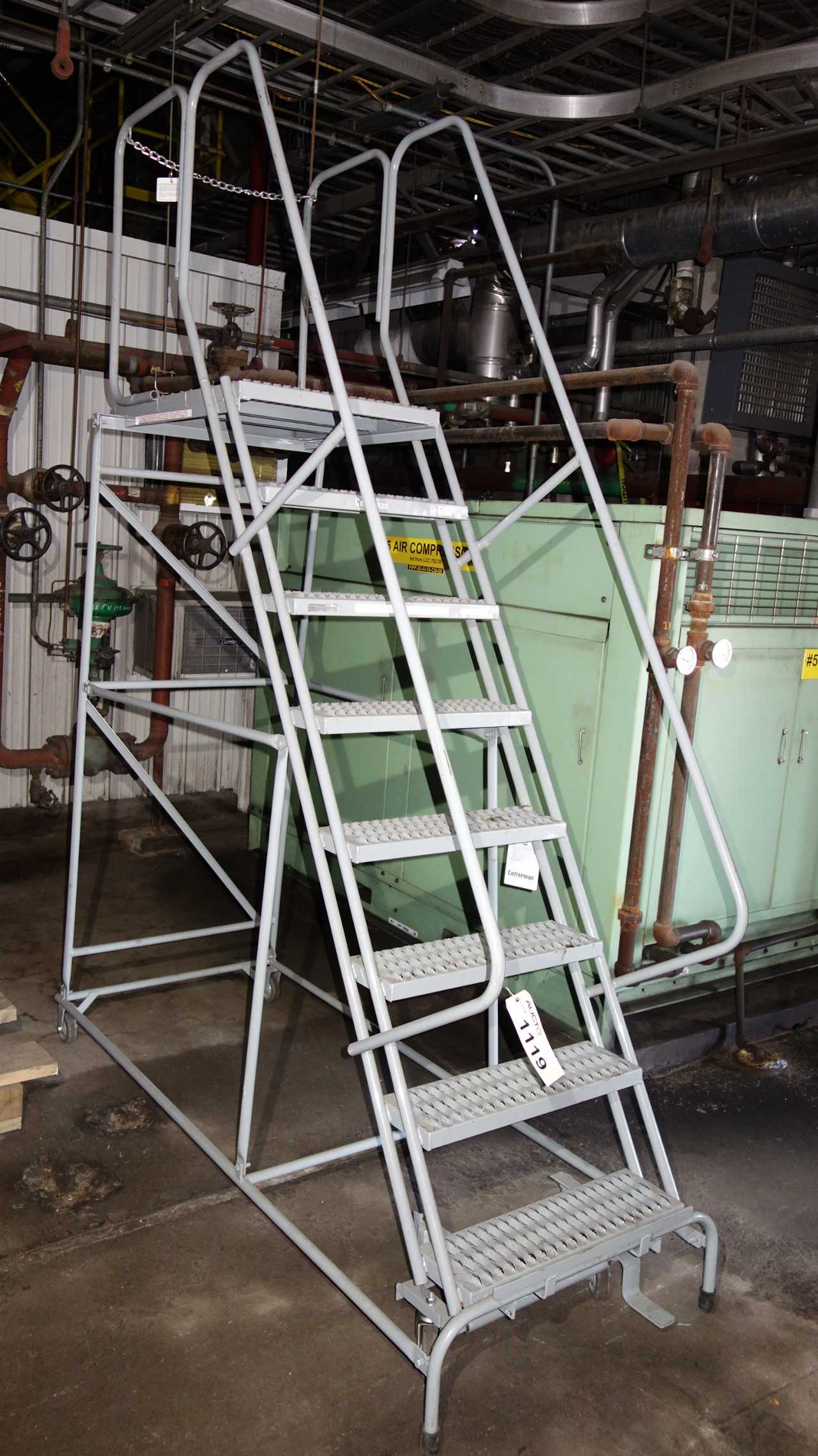 COTTERMAN ROLLING STEP LADDER 450LB - MATERIAL HANDLING