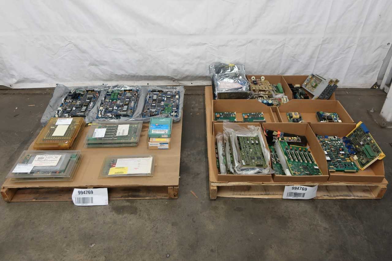 2 PALLETS OF ASSORTED PCB CIRCUIT BOARDS - AUTOMATION & CONTROLS