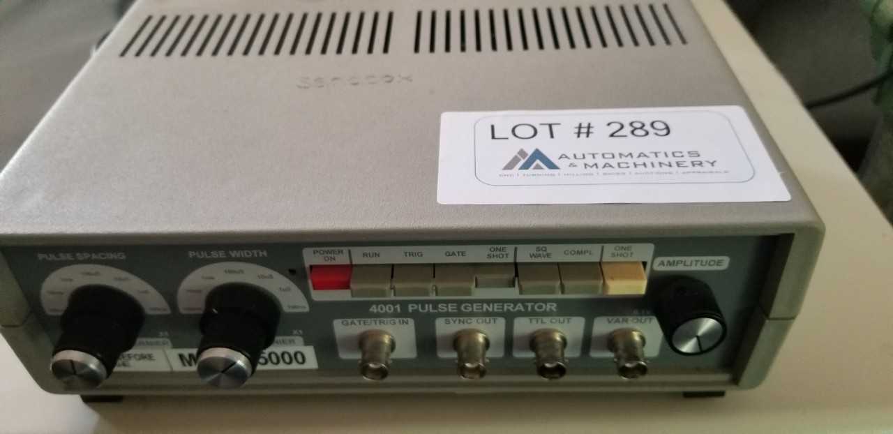 4001 Pulse Generator - METAL INSPECTION EQUIPMENT 4001 Pulse Generator - METAL INSPECTION EQUIPMENT