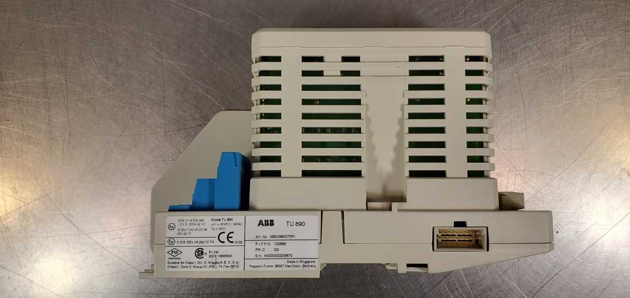 Lot of 10 ABB DI890 Input Module w/TU890 Termination Module "Like New - Pulled from New Machinery and Bench Tested" - AUTOMATION & CONTROLS