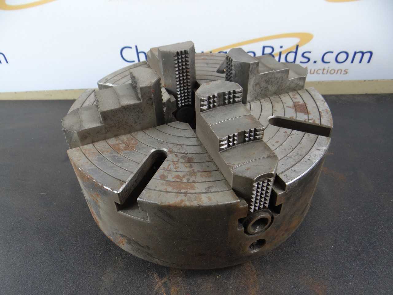 UNION MFG 12 INCH 4 JAW LATH CHUCK - HOLEMAKING TOOLS
