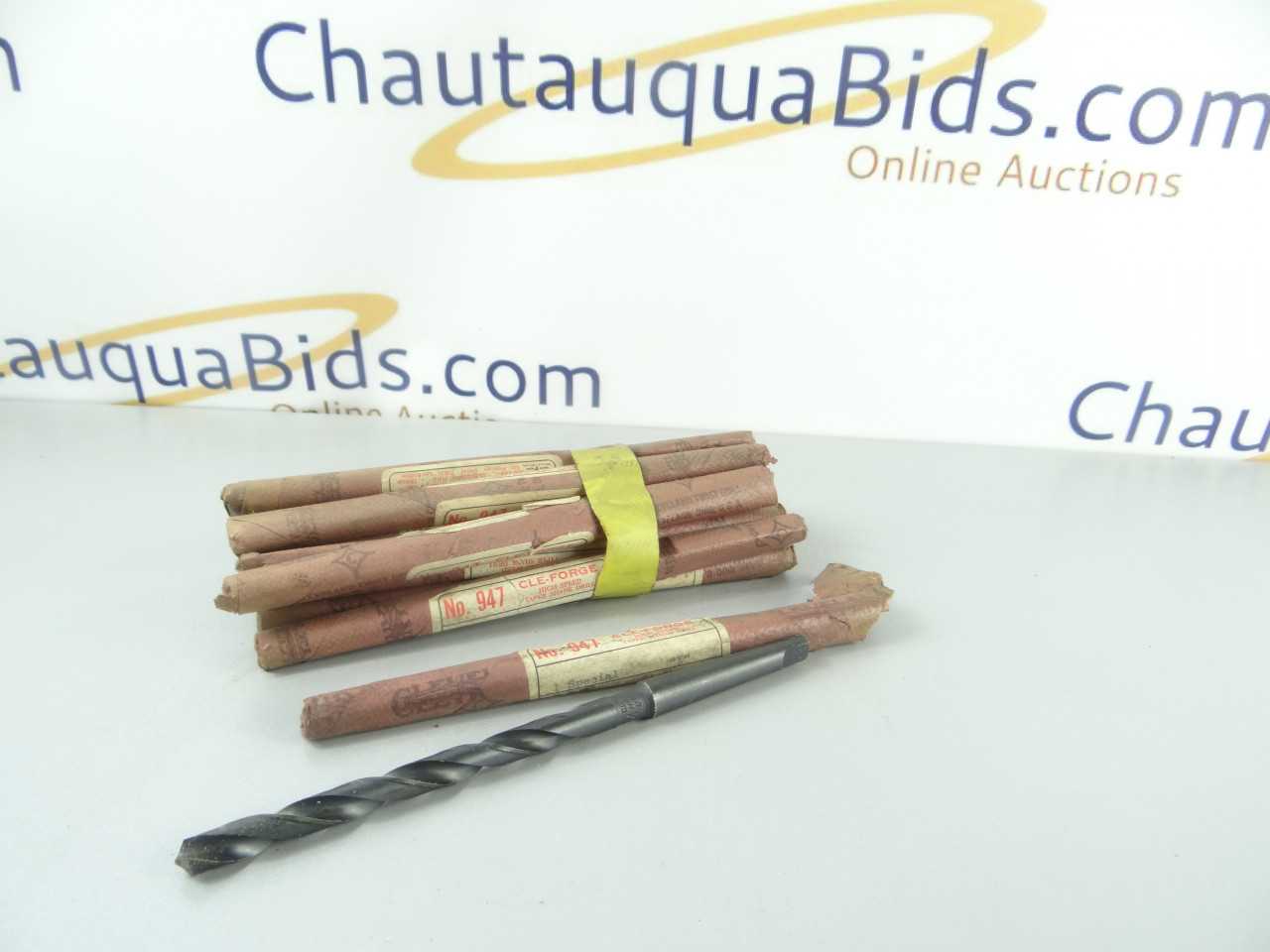 Lot of 16 NEW CleForge HSS 1MT Letter Size Taper Shank Drills - MACHINING EQUIPMENT PARTS