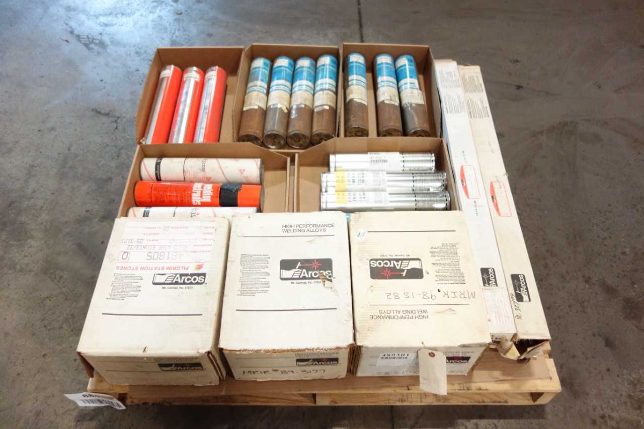1 PALLET OF ASSORTED WELDING ELECTRODES - WELDING EQUIPMENT