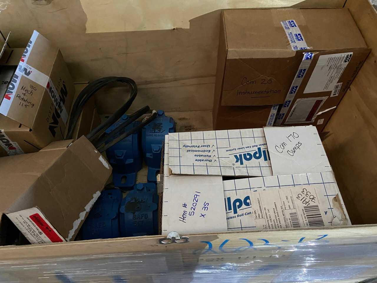 Surplus Mechanical Material - 759 Quantities - MATERIAL HANDLING