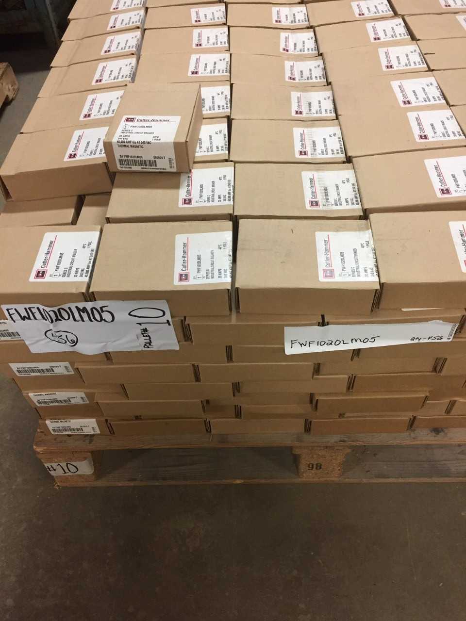 Lot of Cutler Hammer FWF1020LM05 Circuit Breakers - CIRCUIT BREAKERS