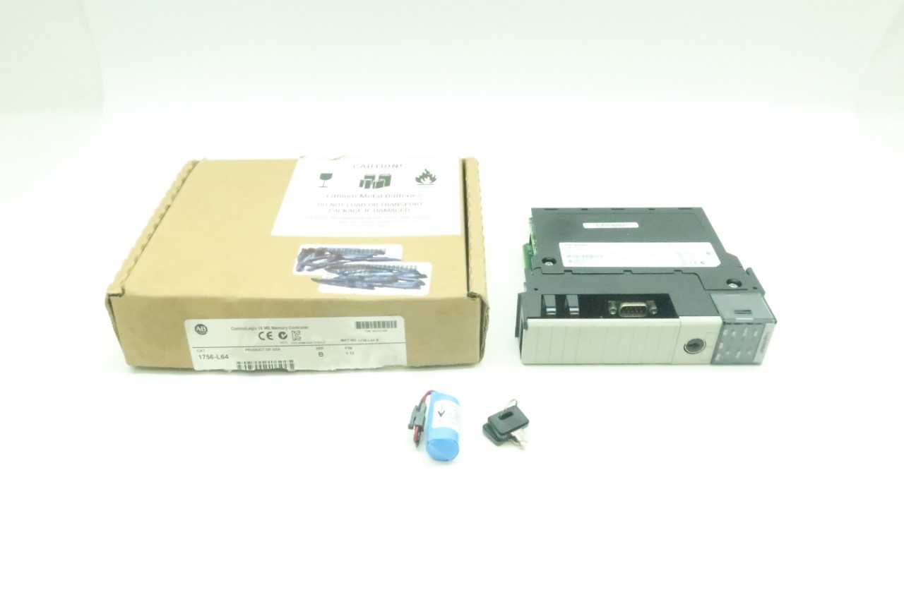 NEW ALLEN BRADLEY 1756-L64 CONTROLLOGIX CPU PROCESSOR SER B - AUTOMATION & CONTROLS