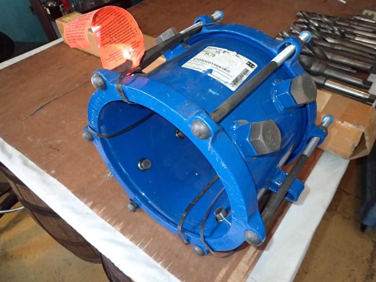 Smith Blair 10" Ductile Iron Joint Restraint Pipe-Lock Coupling 11.1-11.6" OD - COUPLINGS, JOINTS, & HUBS