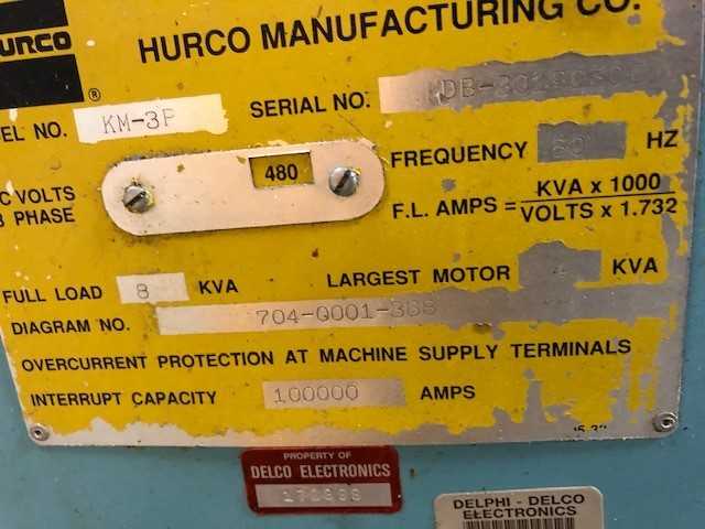 Hurco CNC Milling Machine - CNC MACHINING CENTERS
