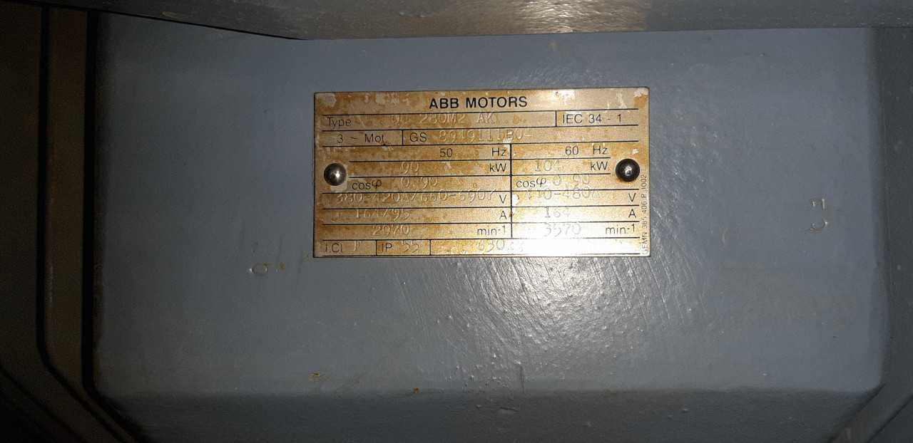 1 pallet of used ABB electrical motor - ELECTRIC MOTORS