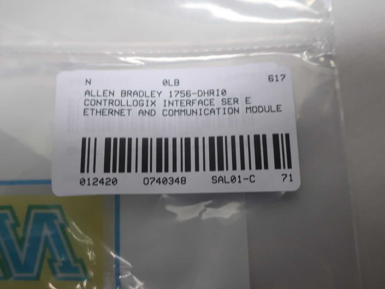 ALLEN BRADLEY 1756-DHRIO CONTROLLOGIX SER E INTERFACE COMMUNICATION MODULE - AUTOMATION & CONTROLS