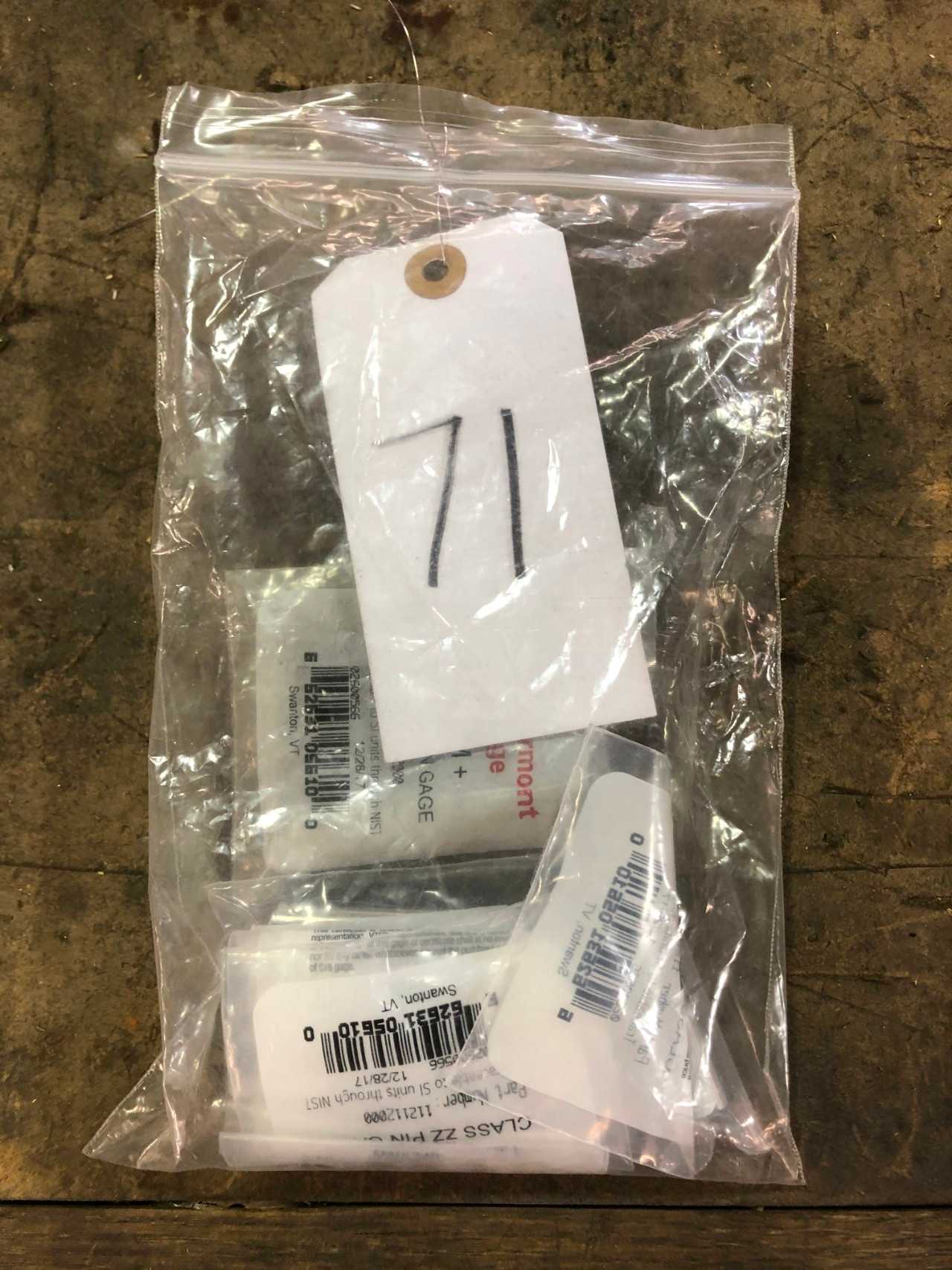 1-Bag of Misc. Vermont Pin Gages - ELECTRIC POWER TOOLS