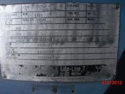 500 HP 1800 RPM 2028DZ Frame West Motor - ELECTRIC MOTORS