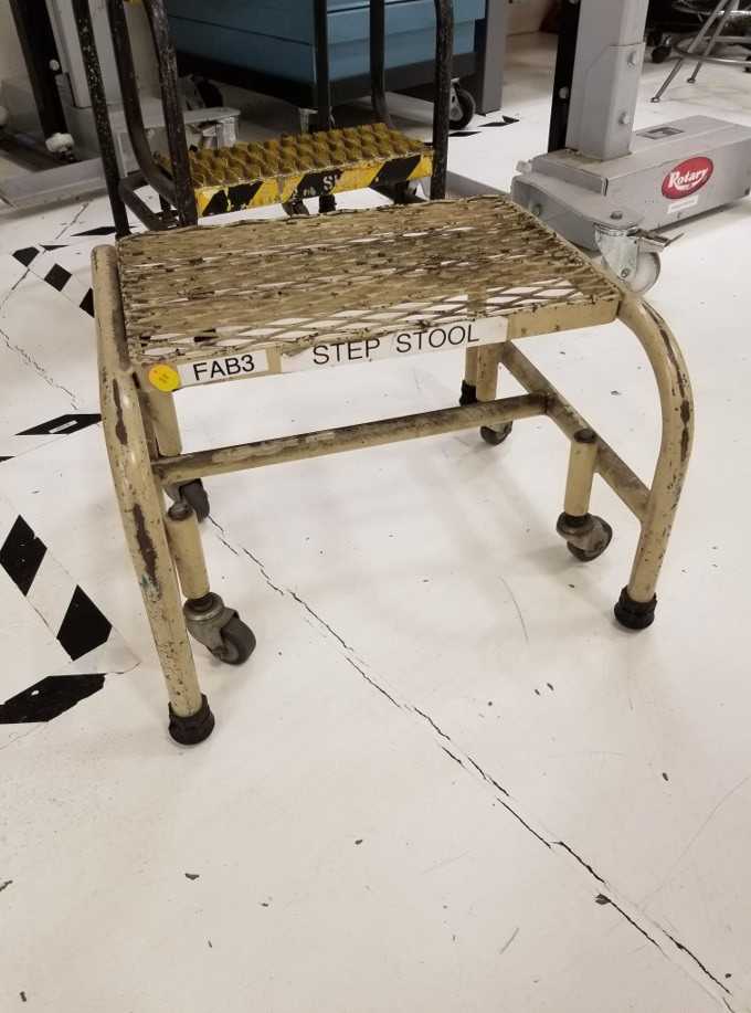 Lot of (2) Industrial Step Stools - MATERIAL HANDLING