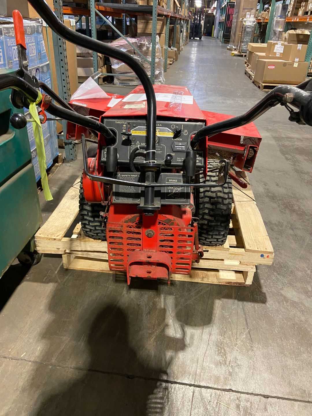 2019 GRAVELY 4300 2-WHEEL TRACTOR WITH SNOW BRUSH ATTACHMENT - CONSTRUCTION EQUIPMENT