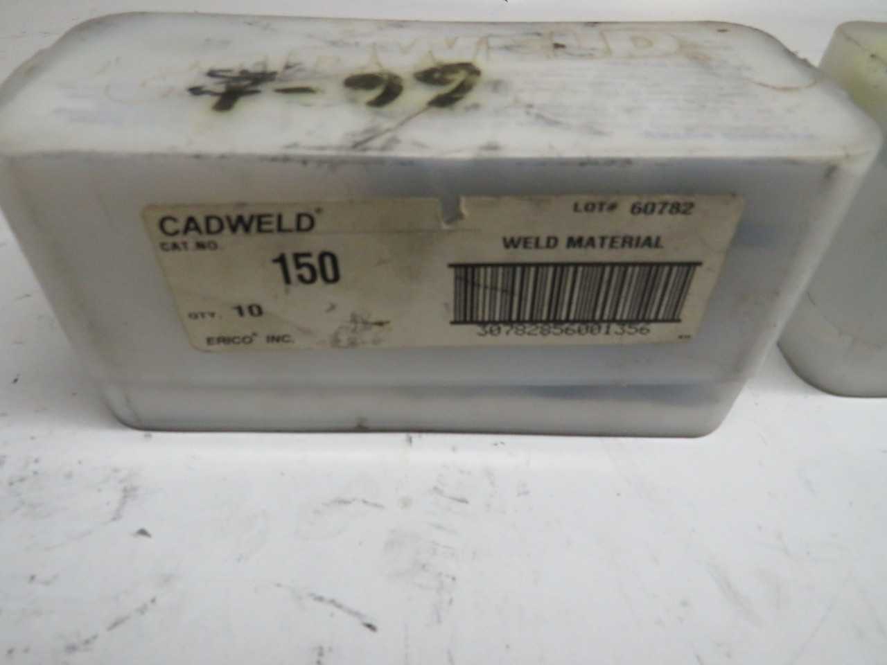 LOT OF ASSORTED CADWELD WELD MATERIAL- 150 & 115 - HAND TOOLS