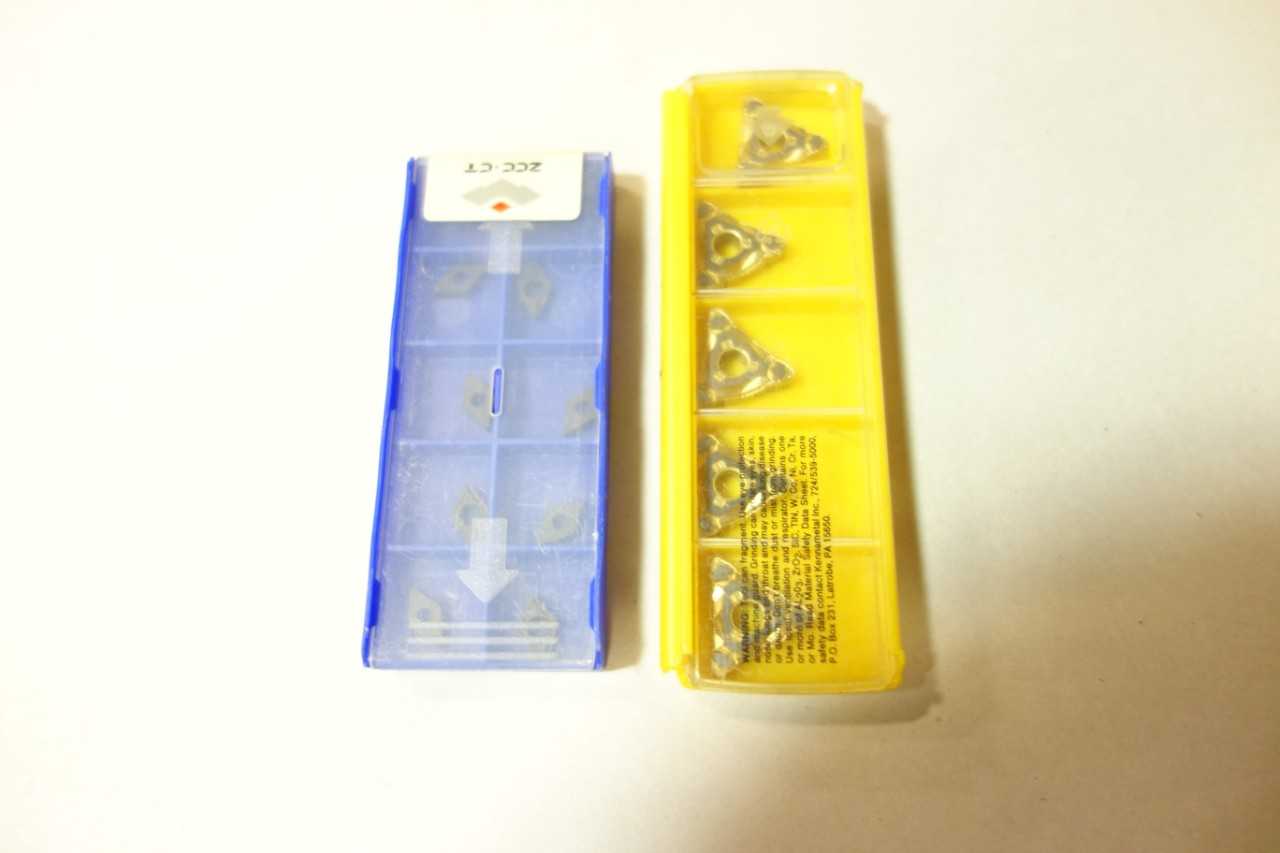 LOT OF ASSORTED TOOLING CARBIDE INSERTS - ZHUZHOU, kENNAMETAL - TOOL HOLDERS