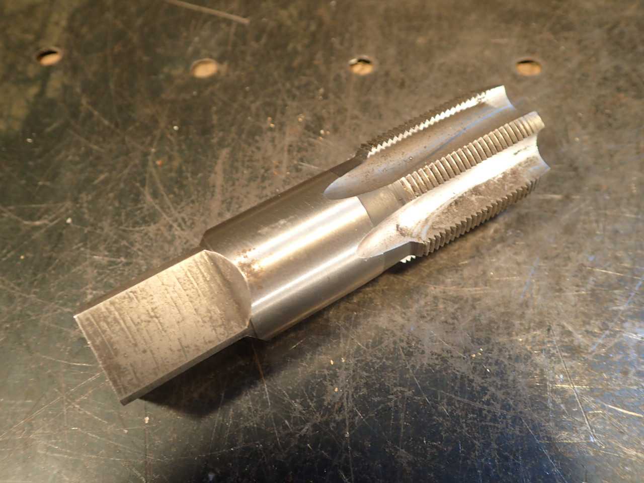 Tapco 1.173-18 #6 Locknut Hand Thread Tap: 6-Flute, HS, GH-4, USA Made - HOLEMAKING TOOLS