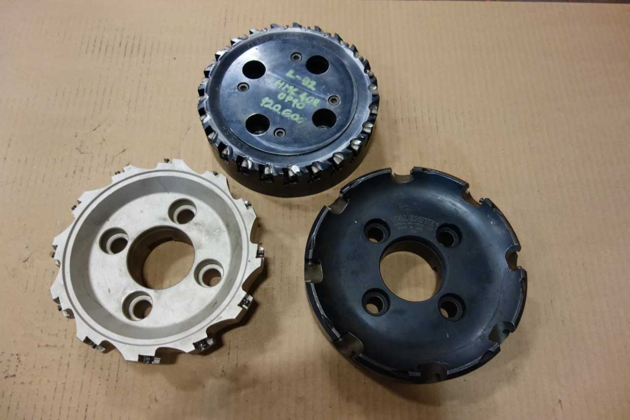 LOT OF ASSORTED SURFACE MILLS AND CUTTERS - VALENITE, TANGMILL, CLAPP & HANEY - MACHINING ACCESSORIES & TOOLING