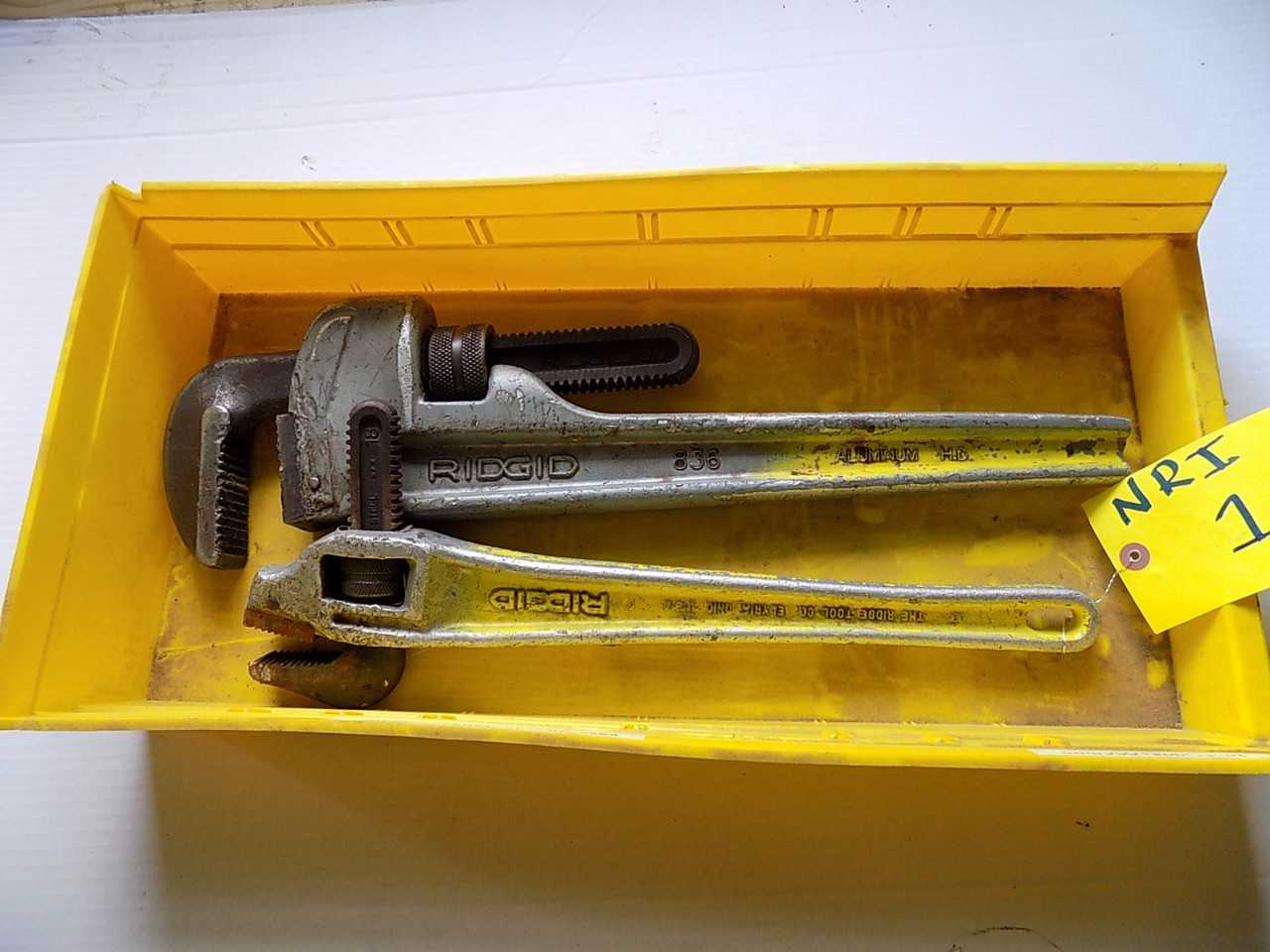 LOT OF RIGID PIPE WRENCHES - MISCELLANEOUS