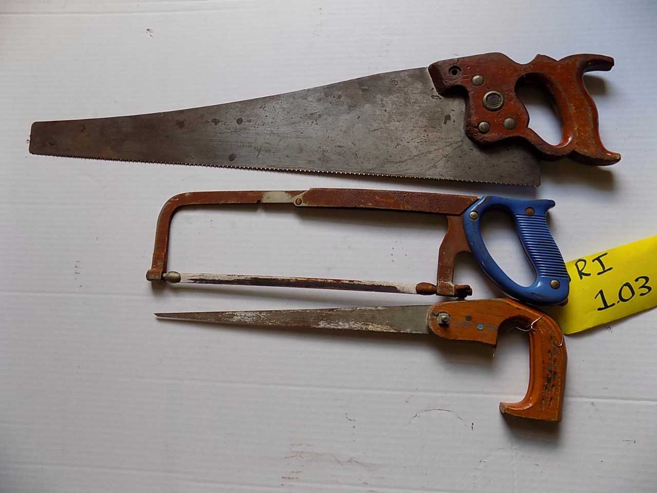 LOT OF HAND SAWS - MISCELLANEOUS