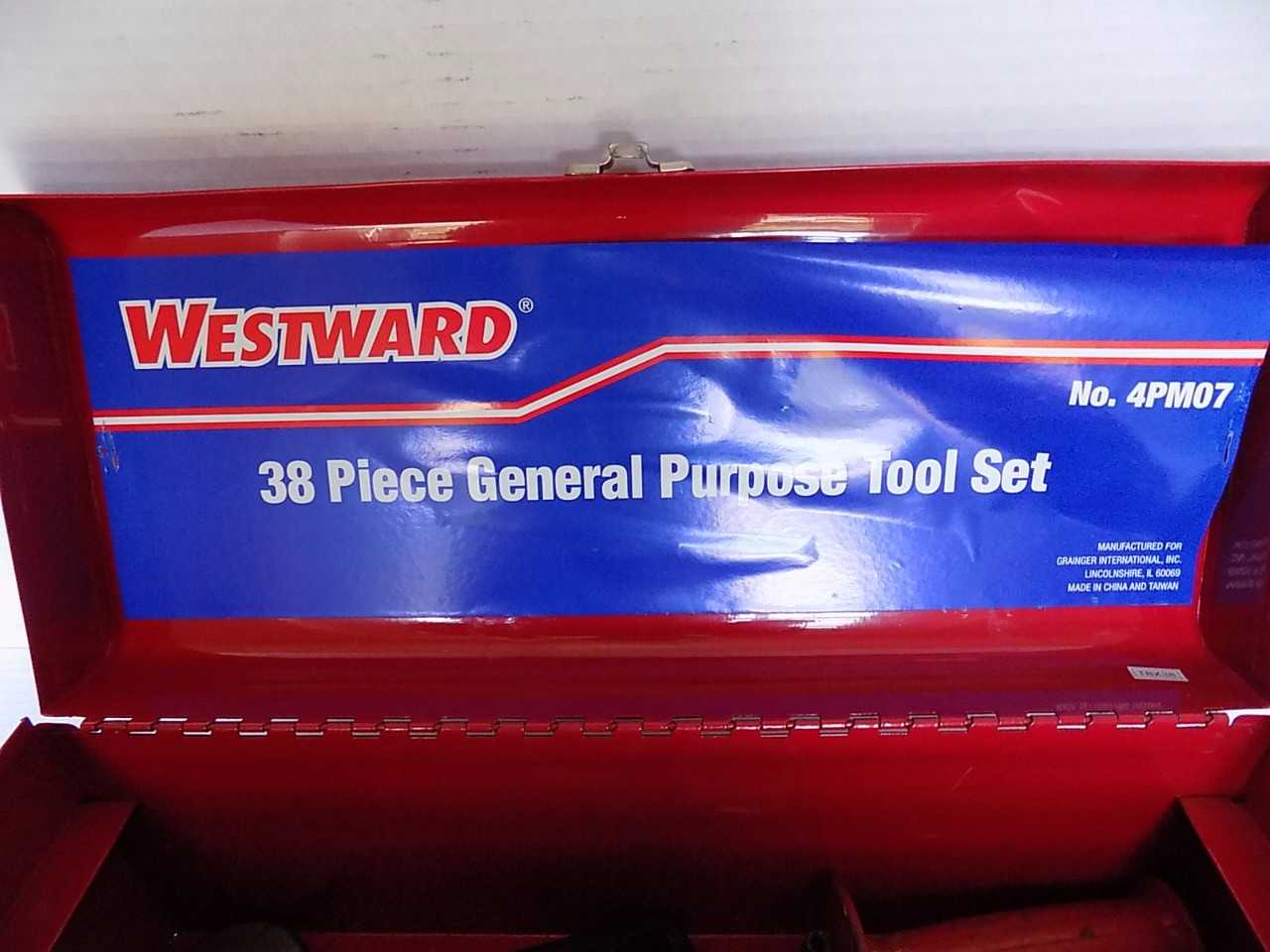 TOOL BOX WITH HAND TOOLS, SOCKETS AND GENERAL PURPOSE TOOLS - MISCELLANEOUS