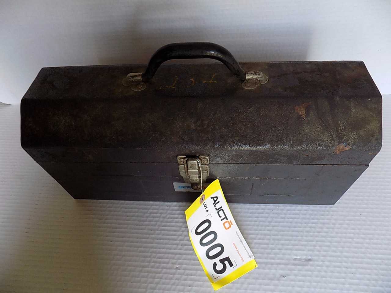 TOOL BOX WITH WITH ASSORTED CRESCENT WRENCHES - MISCELLANEOUS